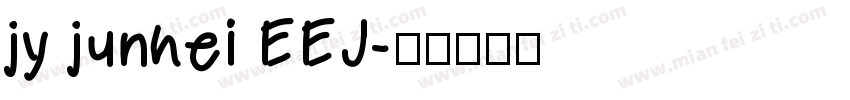 jy junhei EEJ字体转换